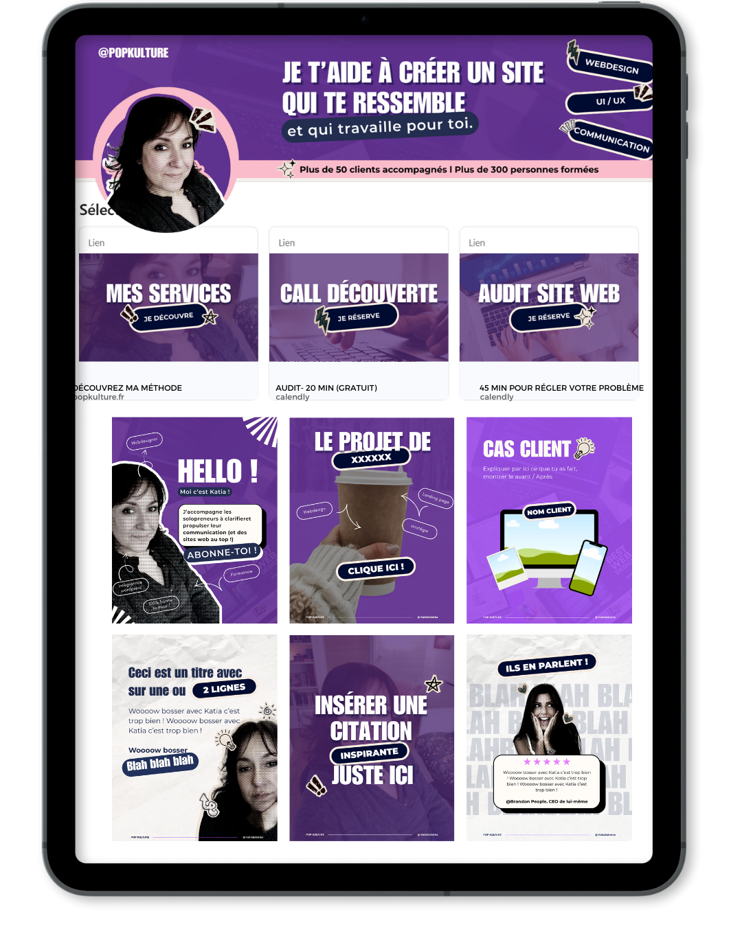 Projet client Branding Express – identité visuelle pour solopreneur