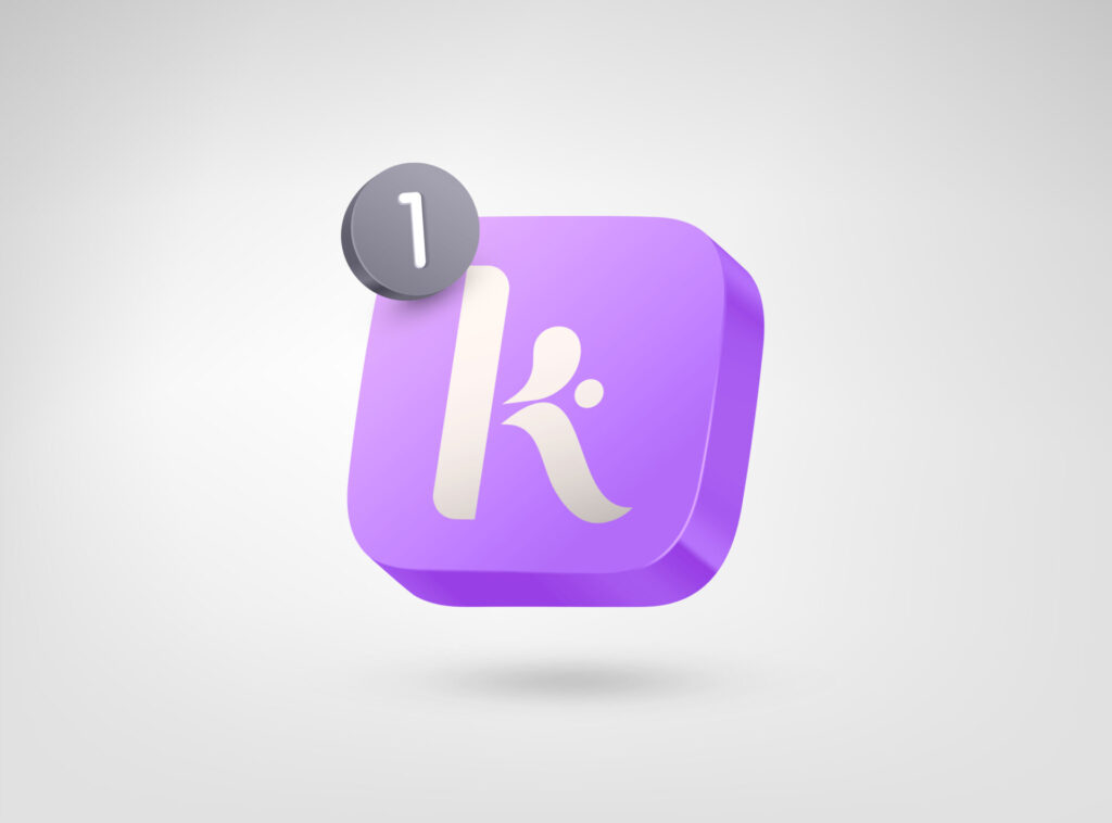 Icône créée pour l’identité visuelle de Katia Sobotka, webdesigner et intégratrice WordPress