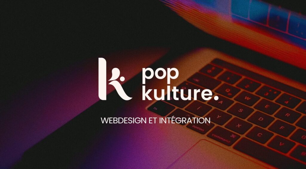 Mockup ordinateur présentant l’identité visuelle de Katia Sobotka, webdesigner et intégratrice WordPress